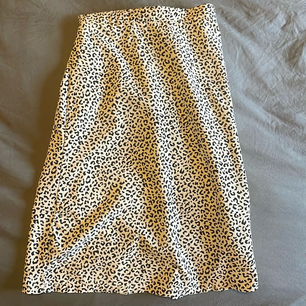 Girls animal print skirt